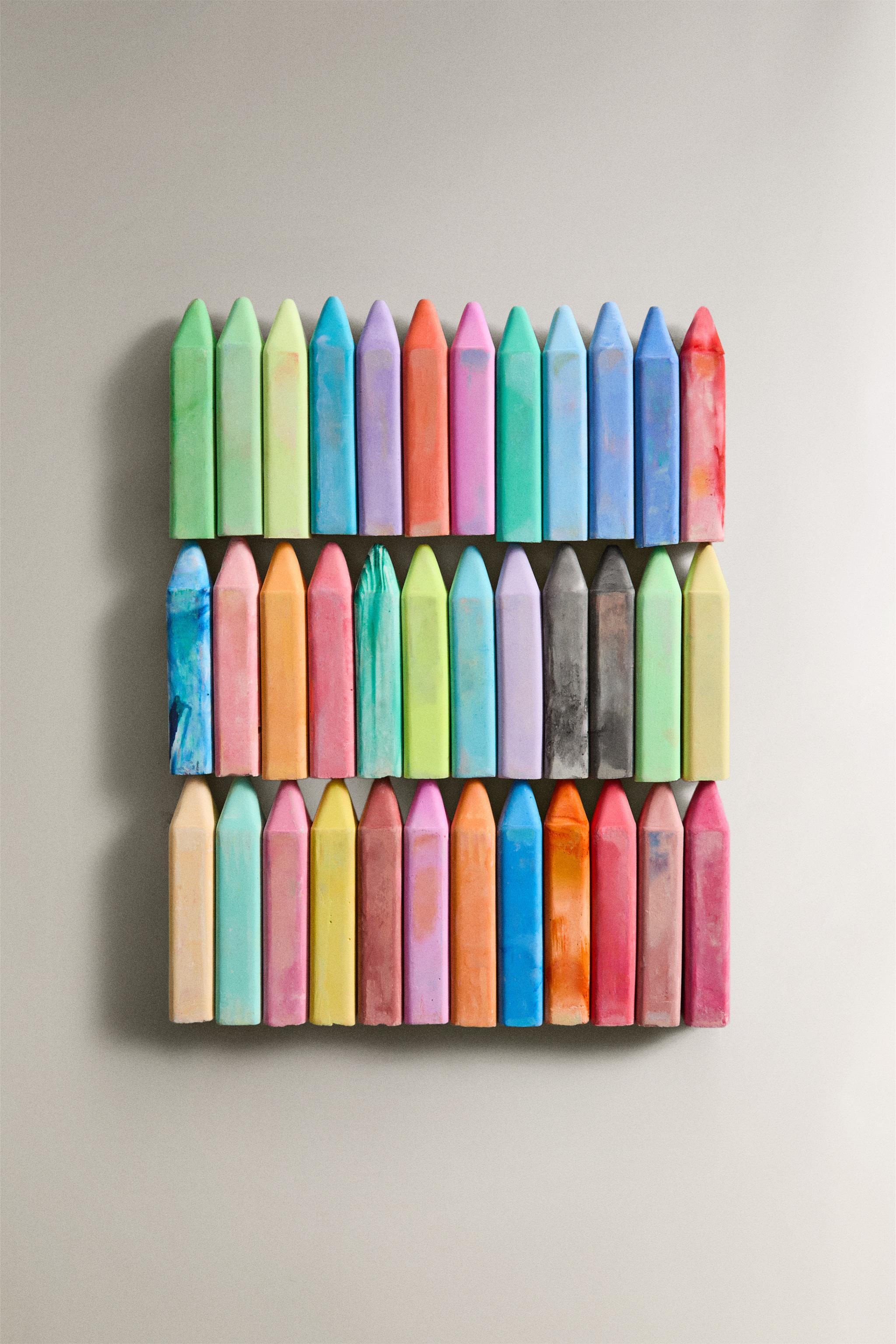 SET OF CHILDREN'S COLORED CHALKS (SET OF 36)